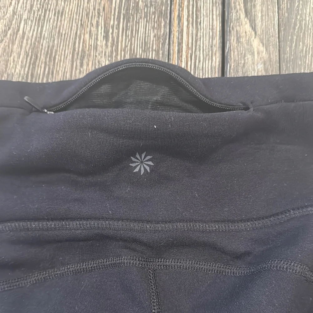 Athleta fleece Black Leggings - Picture 5 of 7
